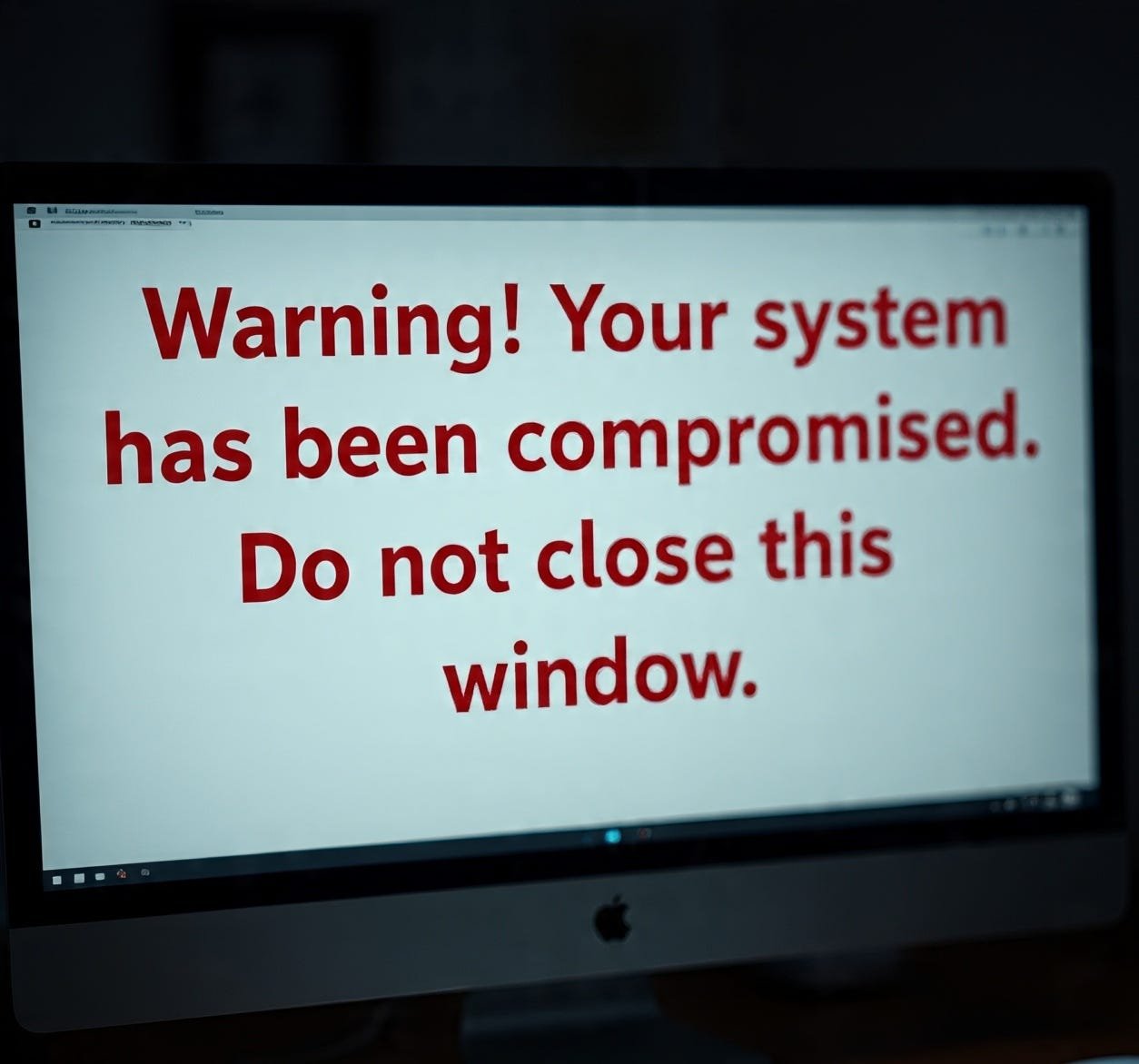 warning system compromised